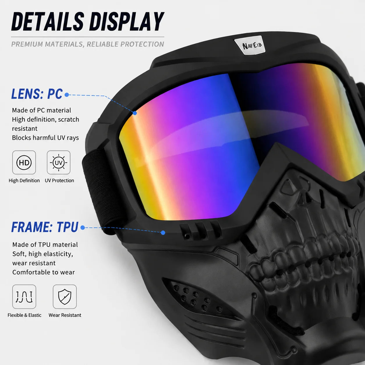 Face Mask Goggles