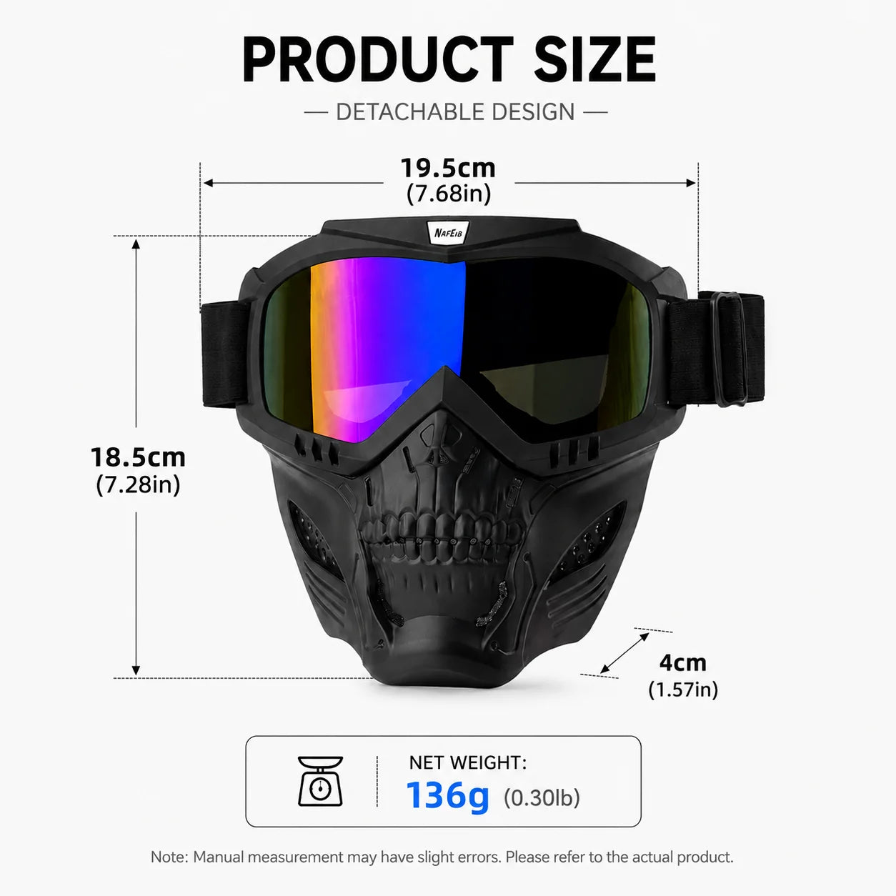 Face Mask Goggles